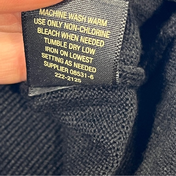 Worthington long sleeves Black Turtleneck Sweater Dress size small - Picture 9 of 12